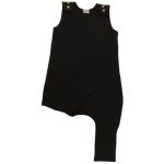 Egyszínű fekete tipegő hálózsák