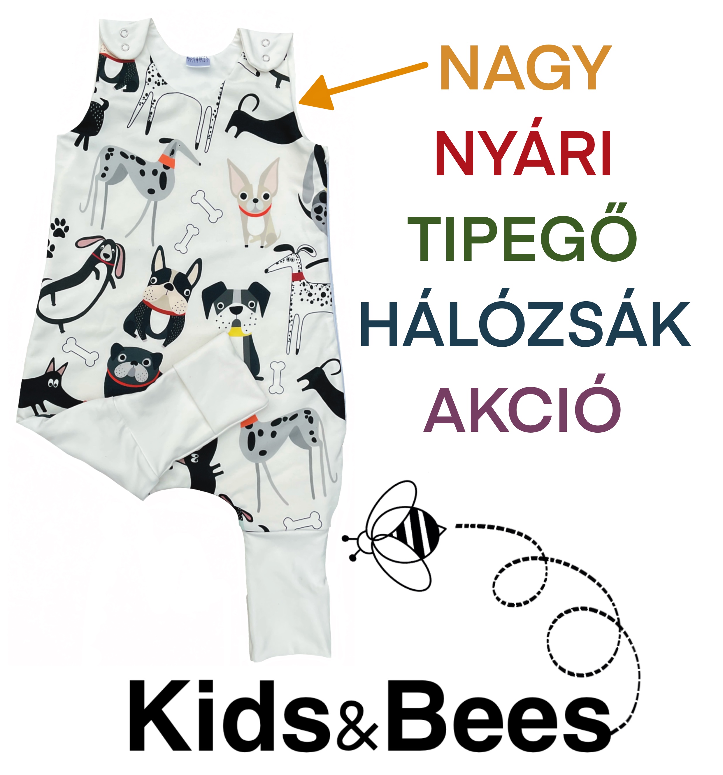 Nagy nyári tipegő hálózsák akció